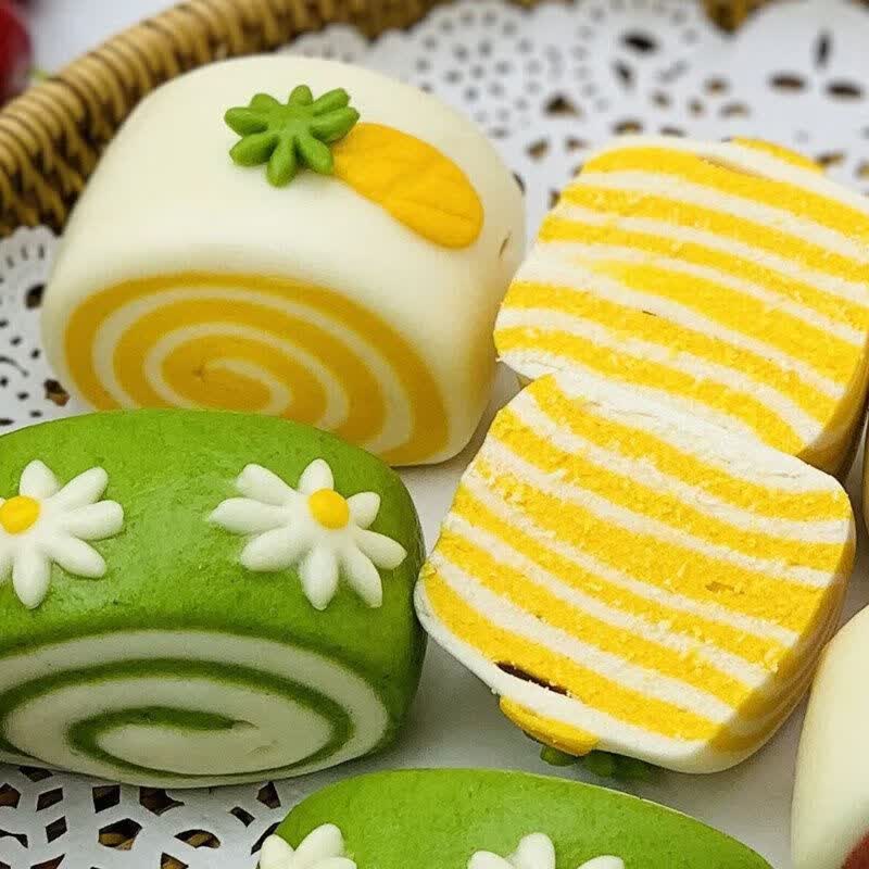 瑃蔻睿现做现发果蔬小馒头速冻儿童营养早餐下午茶点多种口味速食 1包