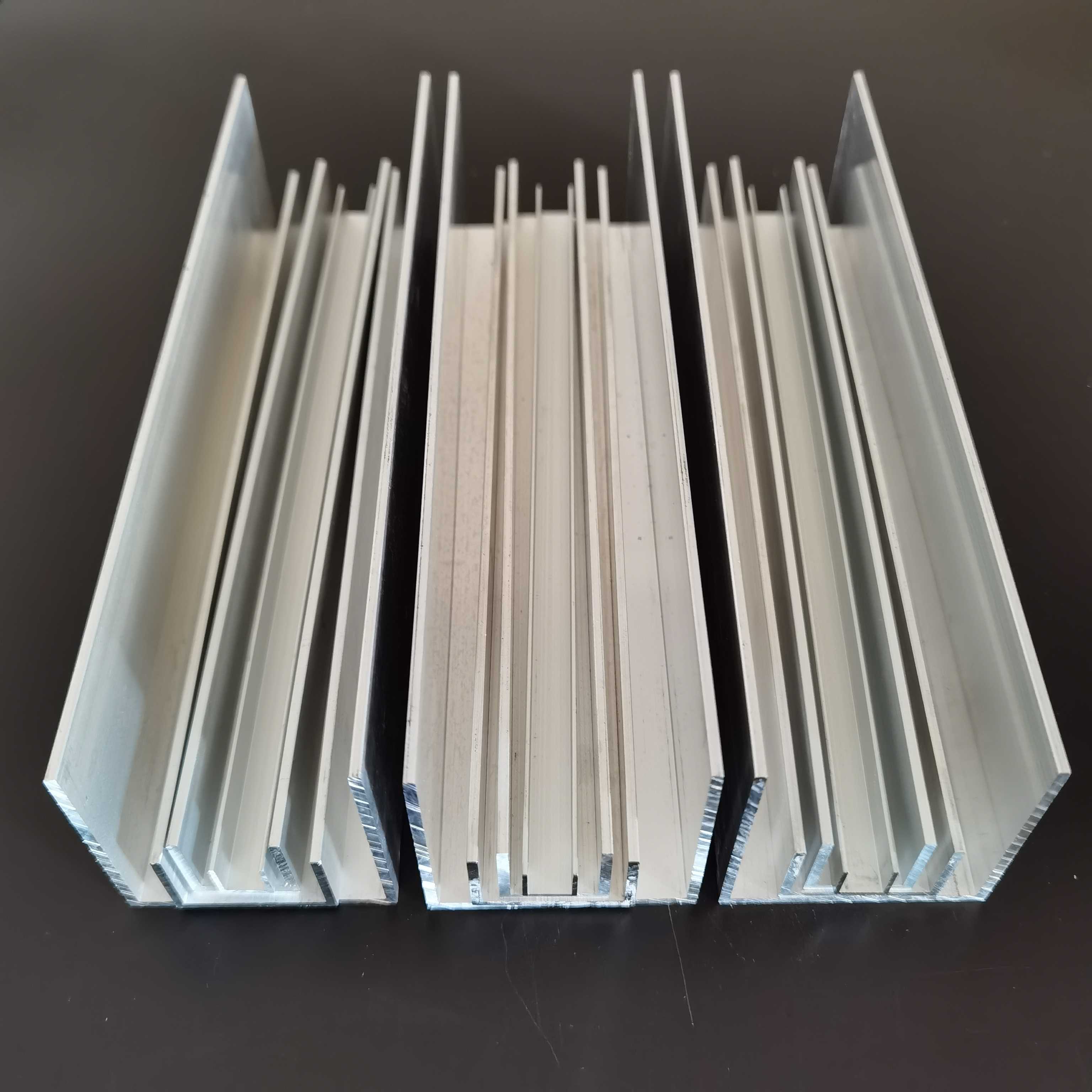 宙语适用包边铝槽u型槽铝凵型导轨型材铝合金固定玻璃卡槽铝凹槽u型条