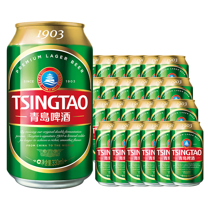 TsingTao/�ൺơ�� ����1903 ��ơ ��װơ�� 330ml 24�� 100Ԫ