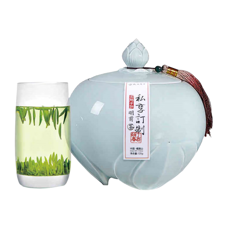 峨眉雪芽 手工定制綠茶 茶葉明前春茶四川峨眉山茶高山茗茶禮盒120g
