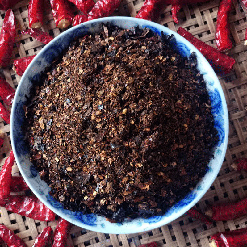 钢馋贵州特产正宗柴火糊辣椒面火锅蘸水凉拌香辣特辣糊辣椒面农家自制