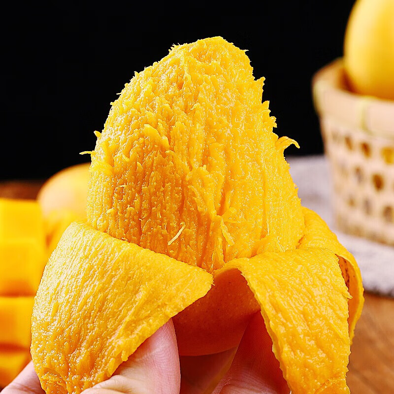 遇见悯农新鲜水果芒果生鲜贵妃芒小台芒送礼佳品热带水果 净重4.5斤【台芒中果65g起】