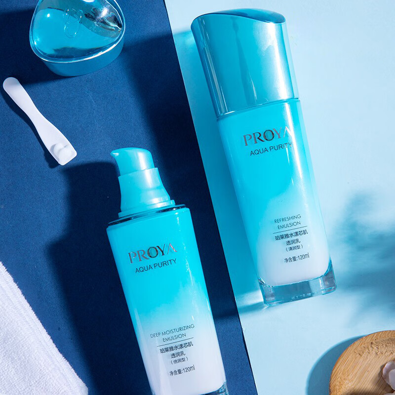 珀莱雅(PROYA)乳液女水漾芯肌透润乳倍润型保湿乳液水乳护肤品旗舰款 水漾芯肌透润乳【倍润型】120ml