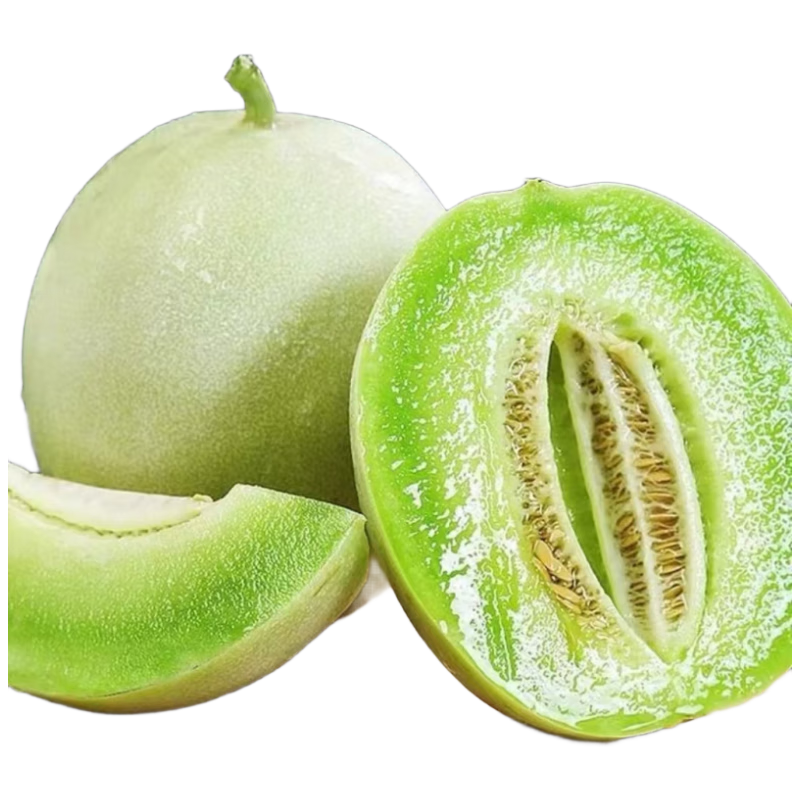 京鲜生 山东玉菇甜瓜 单果2斤起 2个装 净重4.5斤起 端午水果 源头直发