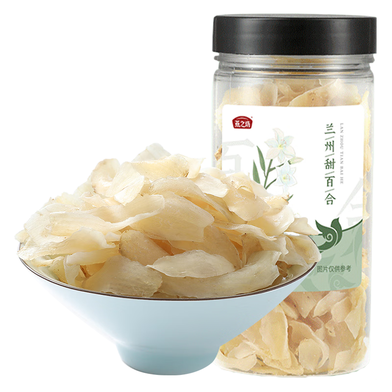 燕之坊兰州原产甜百合干90g 中片 无熏硫 冰糖莲子银耳红枣羹南北干货