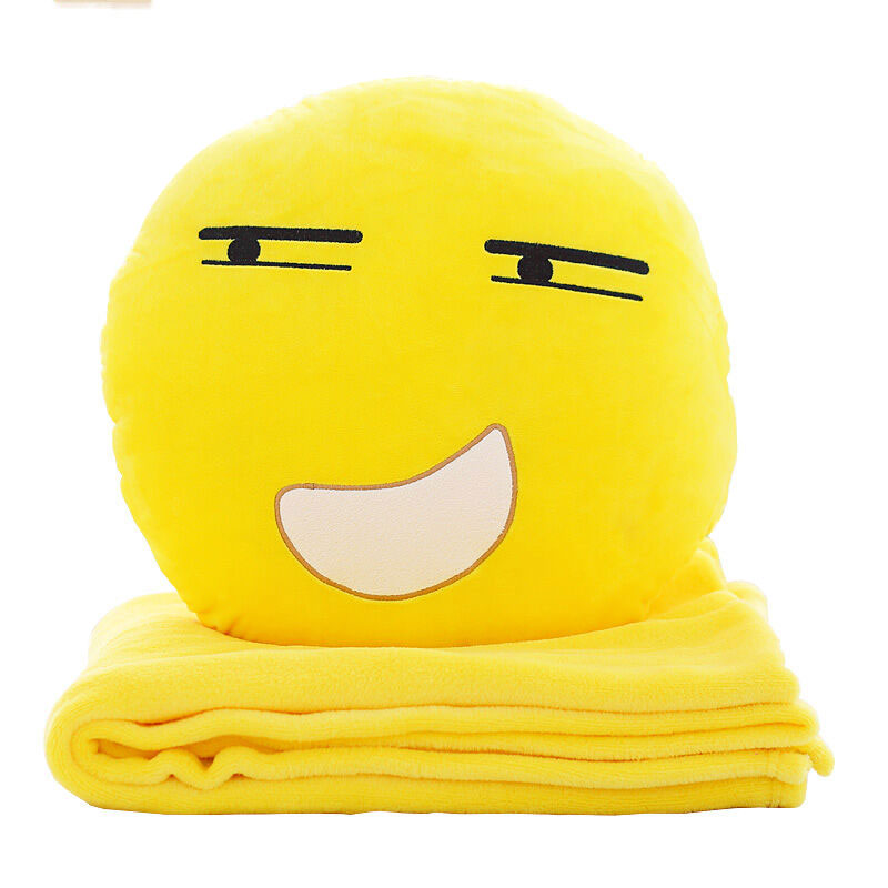 滑稽抱枕毯子表情包动漫抱枕周边毛绒玩具恶搞笑公仔靠枕靠垫 害怕