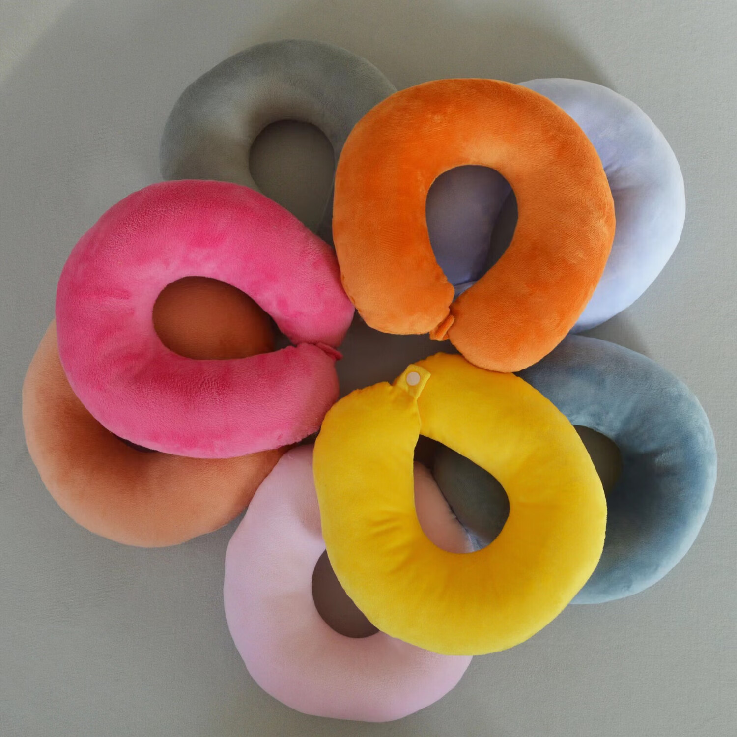 杰瑞塔记忆棉u型枕定制logo护颈椎脖枕专用旅行办公室午睡飞机便携u形