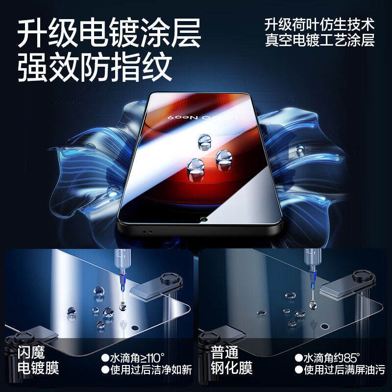 闪魔【精选】适用iqoo neo9/9spro/9Pro通用钢化膜手机膜 iQOO Neo9sP 【无边|高清秒贴膜】1片自动校准神器 iqoo neo9/9pro/9spro通用