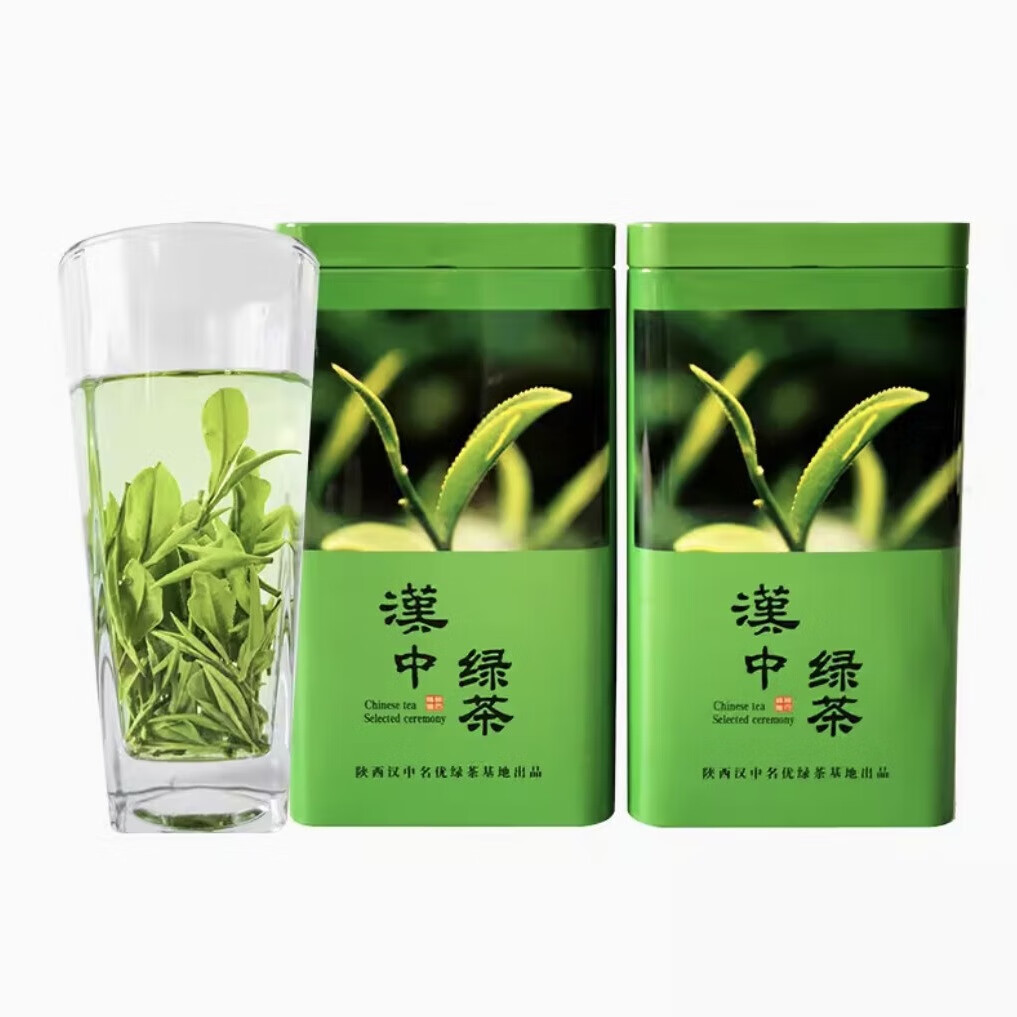 2024新茶雨前春茶汉中仙毫黄云翠竹高山云雾绿茶陕西西乡炒青茶叶 250