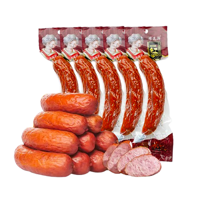 塔瓦斯 哈尔滨风味红肠 俄式熟食腊味 俄式风味红肠90g*10根