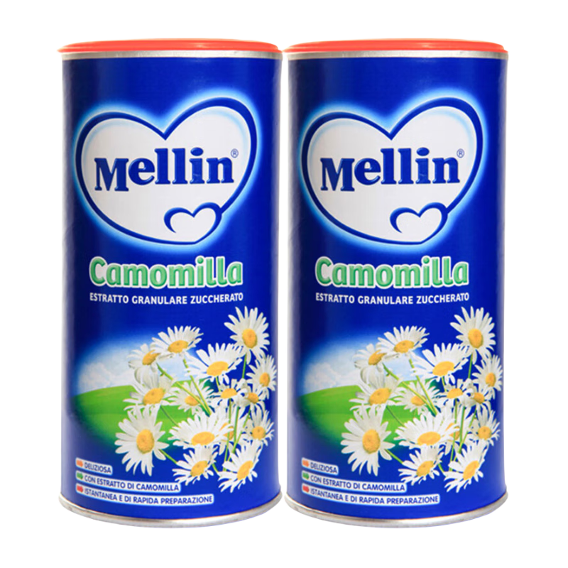 美林（MELLIN）進(jìn)口菊花晶寶寶清清寶火寶 意大利老牌子兒童清熱寶菊花精 200g*2罐 *25年1月生產(chǎn)日期新鮮