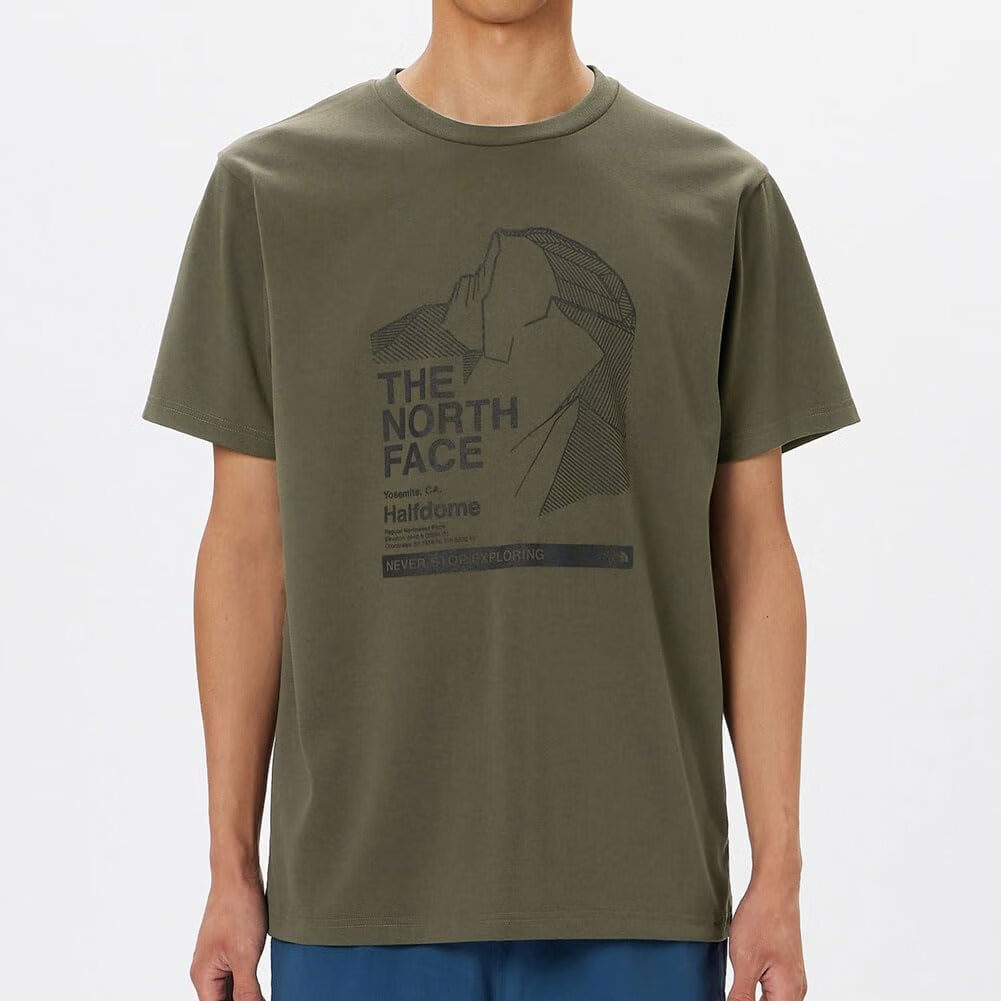 北面（The North Face）24年款现货男Half Dome Graphic S/S速干防晒短袖NT32484 橄榄绿 L 京东折扣/优惠券