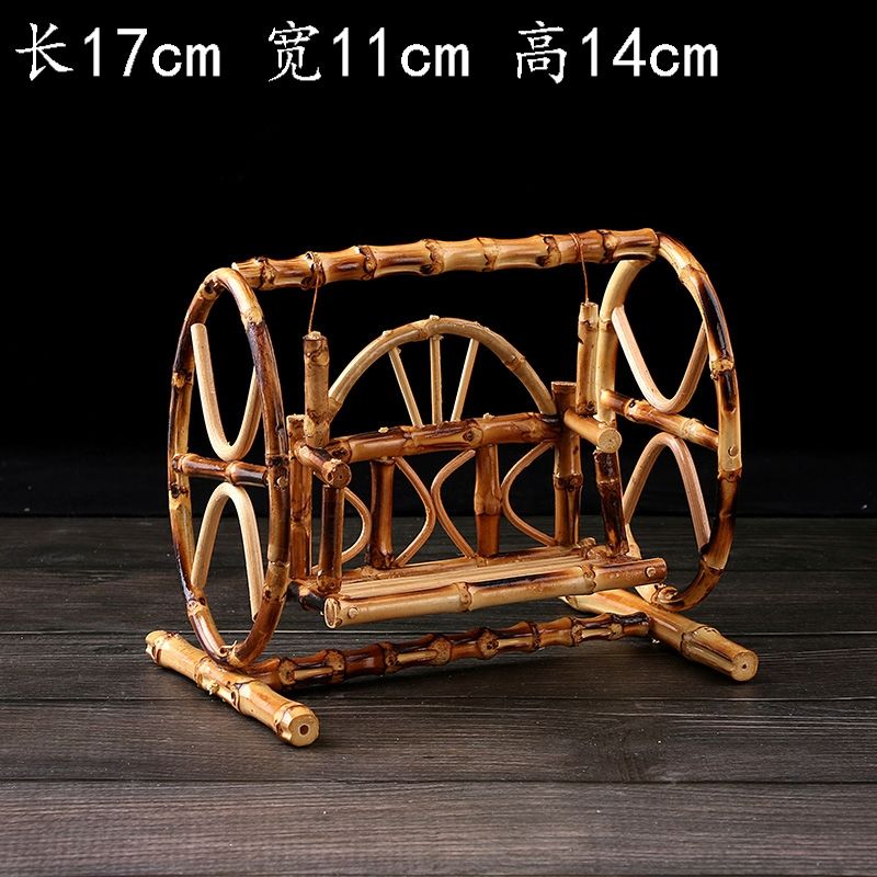 康浪竹制摩天輪竹風(fēng)車水車模型家居擺設(shè) 裝飾品 紫竹工藝品擺件 禮物 竹節(jié)圓圈秋千B款