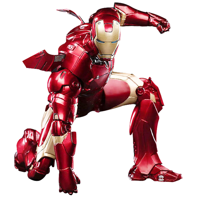 漫威（MARVEL）六一兒童節(jié)禮物鋼鐵俠手辦發(fā)光版MK7玩具模型擺件生日男孩14歲+
