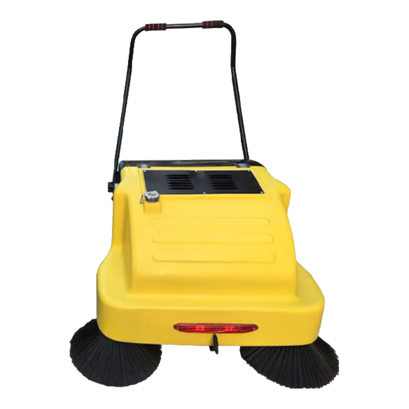 凱慕潔 手推式電動(dòng)掃地機(jī)半動(dòng)力清掃車工廠車間用養(yǎng)殖場道路倉庫粉塵垃 KJ1050A(黃)