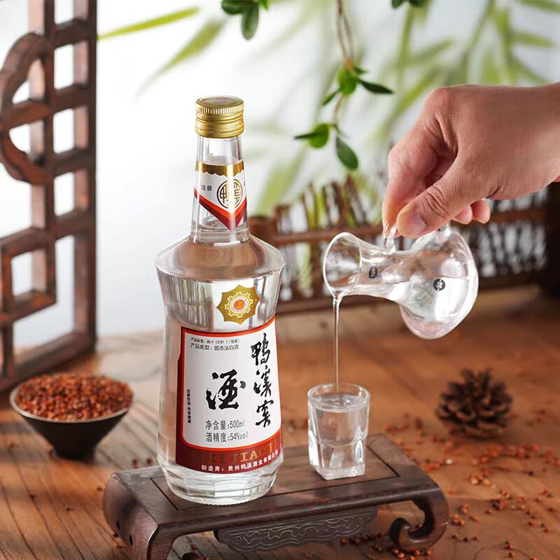 鸭溪54度复古版贵州鸭溪窖酒500ml中华老字号浓香型白酒纯粮酿制 54度 500mL 6瓶 整箱装(含礼袋)
