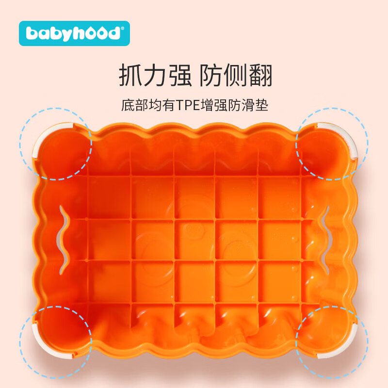 世纪宝贝（babyhood）多功能双层儿童踩脚凳宝宝防滑垫脚阶梯凳子儿童坐便圈辅助器 加厚饼干双层凳 希瑟紫