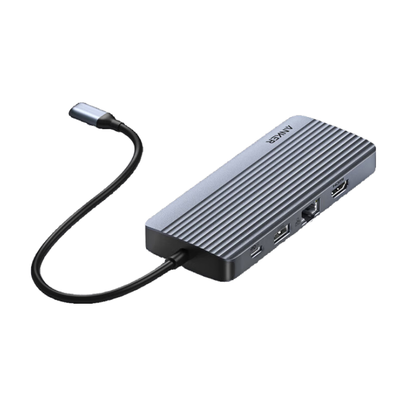 ANKER���� Type-C��չ��PD100W���ǧ������hdmiת��ͷ ͨ�û�Ϊƻ��Macbookƽ����Ե�ת���� ʮ��һ