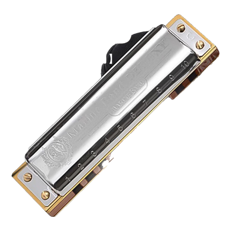 HOHNER德国十孔蓝调成人初学布鲁斯口琴MarineBandDeLuxe MBD