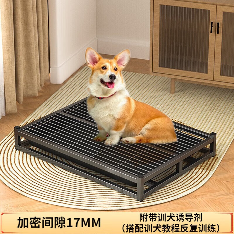 喵先生狗廁所寵物狗狗廁所小型中大型犬防踩屎泰迪金毛狗狗尿盆砂盆用品 62*45*9CM 【建議45斤內(nèi)】