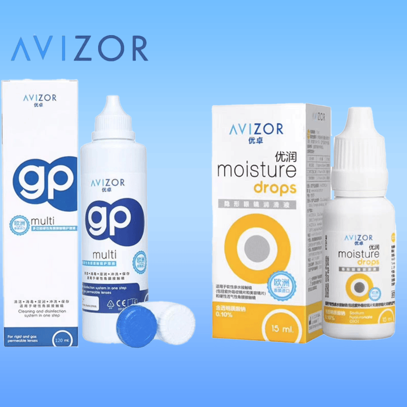 优卓AVIZOR优可伶双氧水225ml护理液接触镜消毒药水液硬性隐形眼镜OK镜角膜塑性镜RGP 优卓优可怜双氧水225ml一瓶
