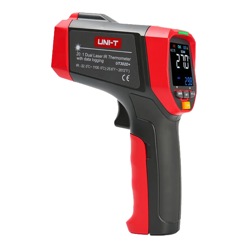 优利德（UNI-T）UT302D+ 红外测温仪 点温仪 测温枪 UT302D+