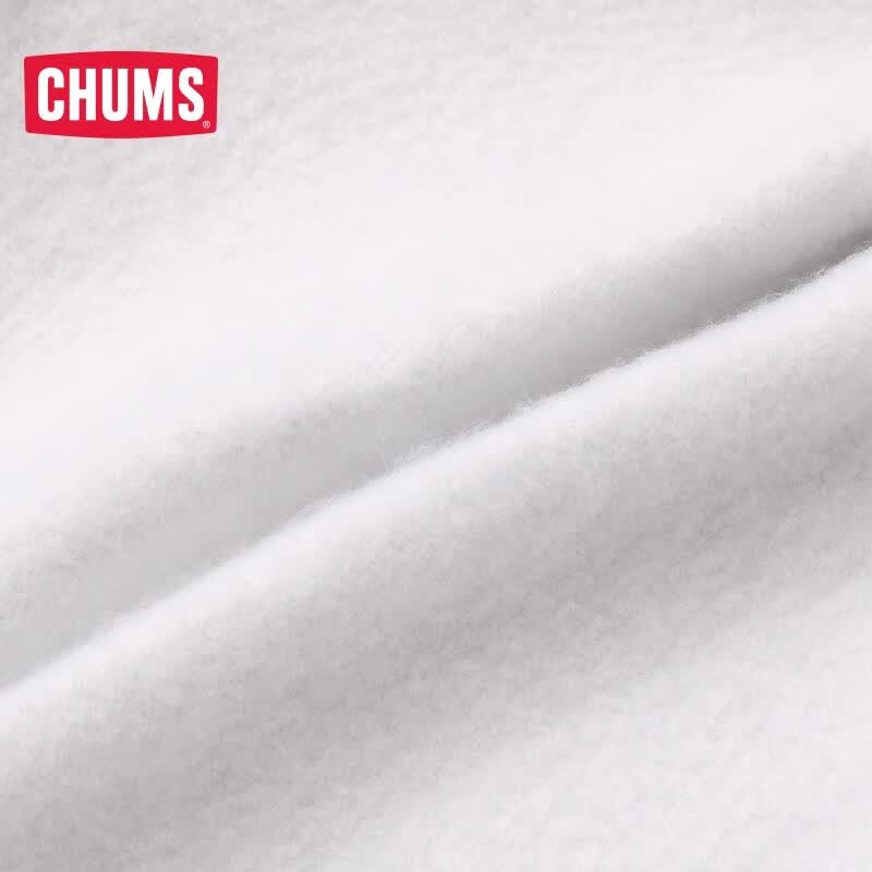 CHUMS洽洽鸟户外休闲美式复古情侣款连帽印花宽松加绒卫衣CH00-1356 白色W001 XL