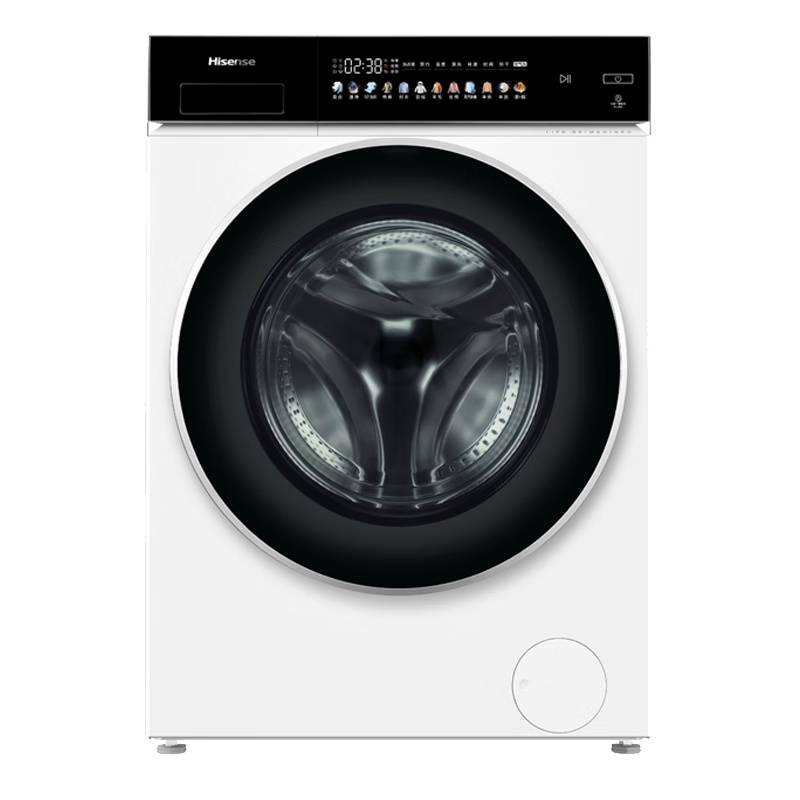 ���ţ�Hisense����Ͳϴ�»�ȫ�Զ� 10����ϴ��һ�� ��Ͳ������ƽǶ 1.15��ϴ���� ��ˮϴ2.0 ����Ͷ�� HD10IE3 ���޻��ǡ�