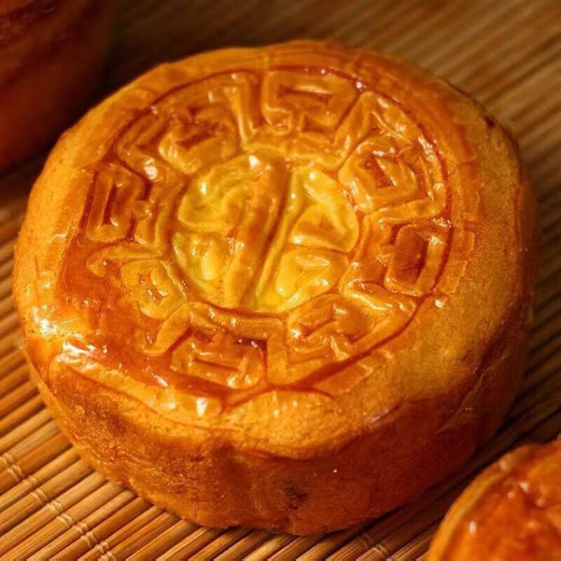 维霆蛋月烧月饼老式蛋月烧月饼网红蛋糕皮月饼传统糕点 豆沙