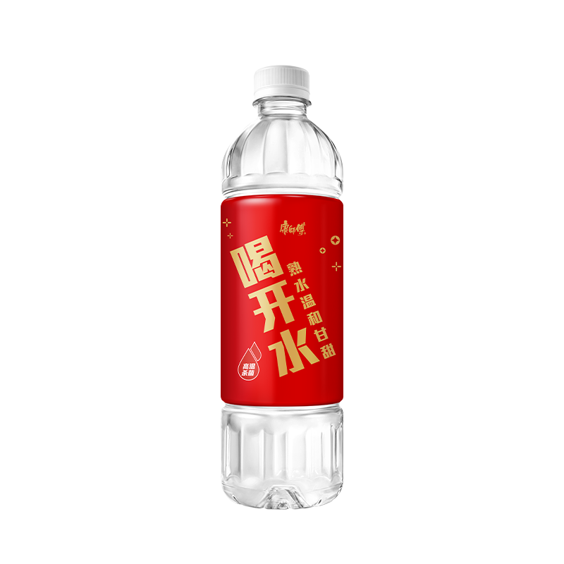 康师傅喝开水 熟水温和 饮用水【开运瓶】 喝开水 550ml*24瓶