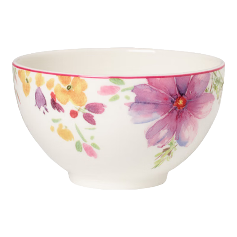 德國唯寶（Villeroy&Boch）紫色系列 精細(xì)瓷精致米飯碗異形碗 法式風(fēng)情多巴胺家用餐具單個(gè)碗 飯碗 340ml