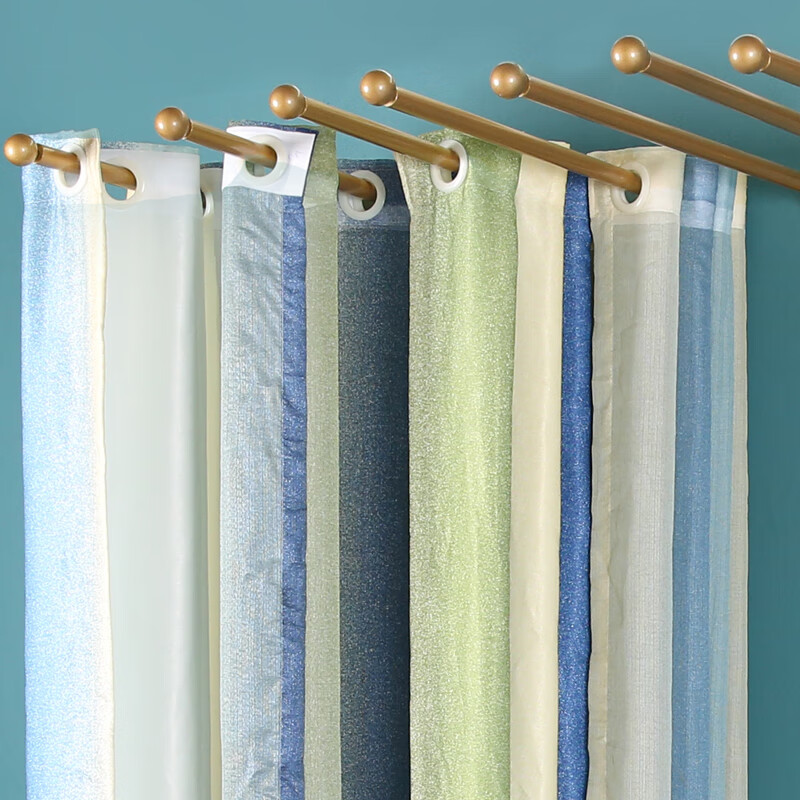 澳颜莱 窗帘展架 窗帘店展示架可移动挂样摇摆杆吊卡窗帘架布片小样品