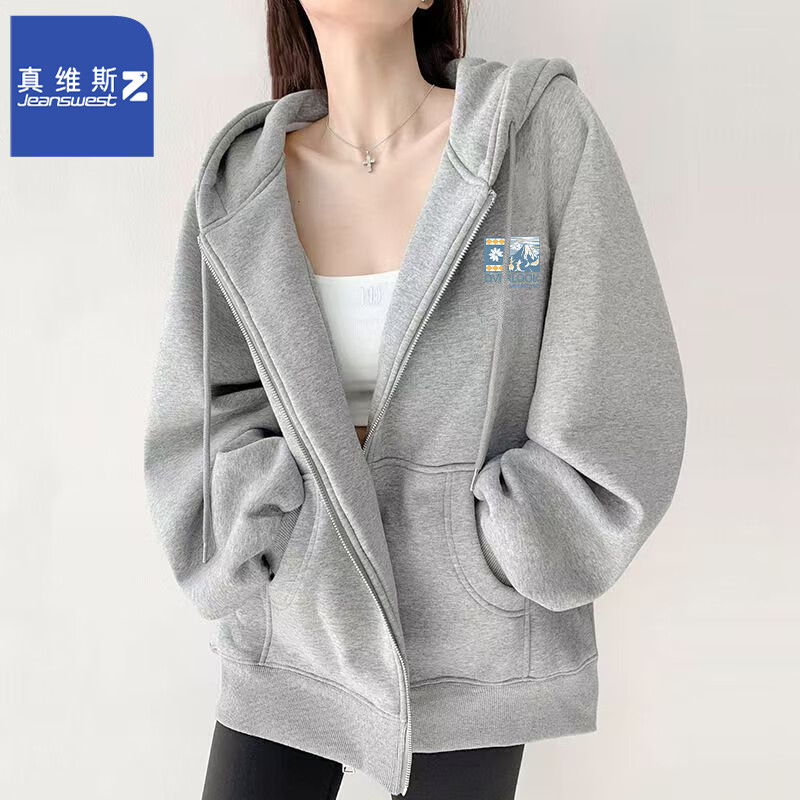 ���ڲ�������ά˹��JEANSWEST Z+������Ů���＾2025�¿����׿��ɻ�ɫ������������Ůʿ������ñ���� ���ң�Զɽ����X�� M ��95-110�