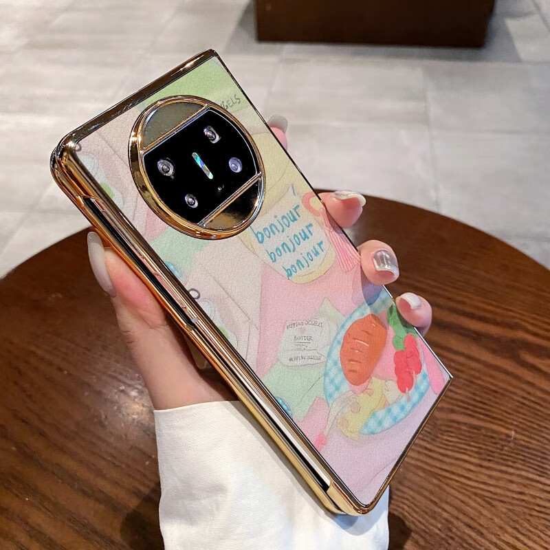 三只青蛙适用华为mate x5手机壳matex3典藏版手机套折叠屏x2翻盖新款