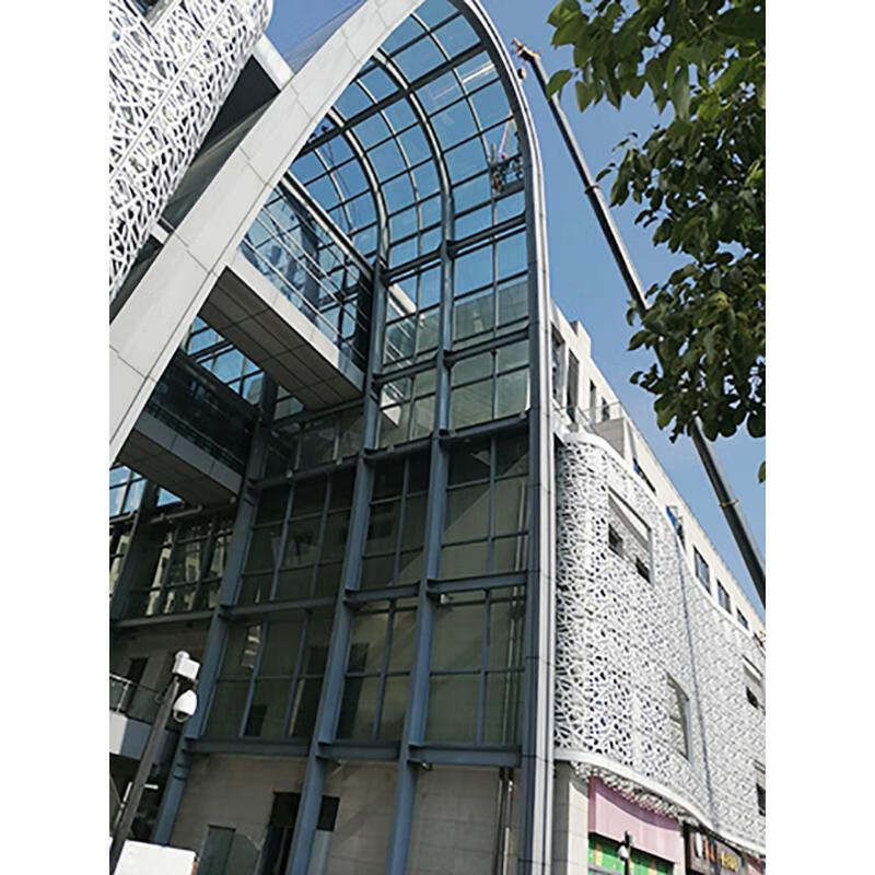 仁聚益上海钢结构弧形玻璃幕墙维修更换浙江江苏商场办公楼开窗加窗改