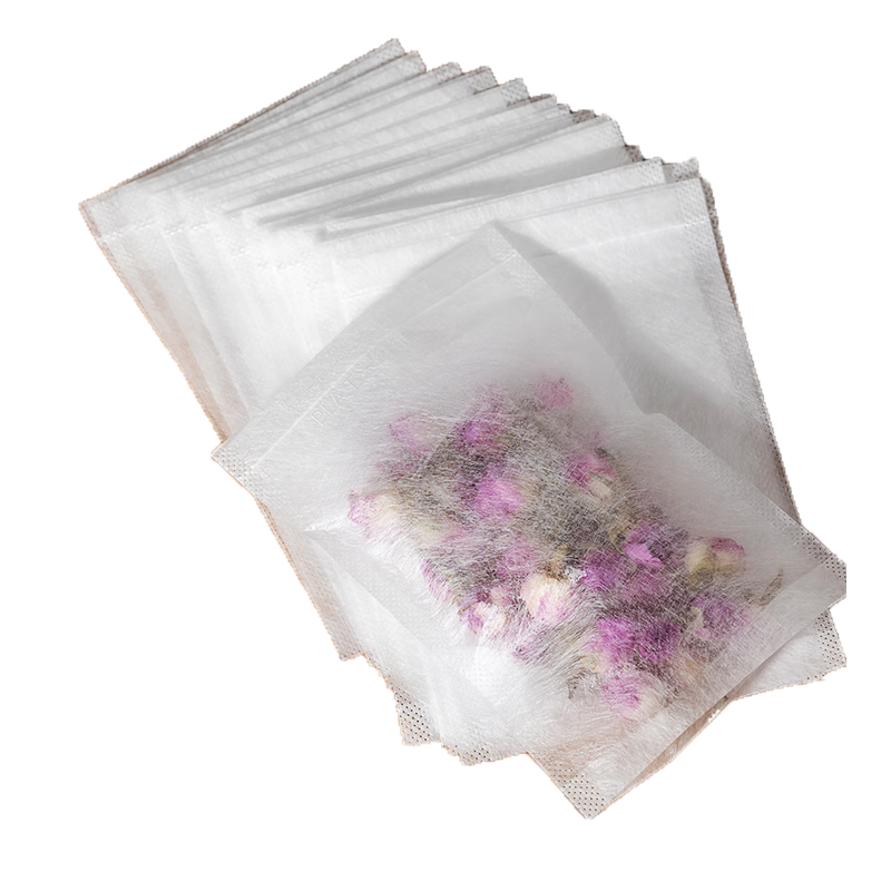 妙馨思茶包袋濾茶袋過濾茶渣煮茶過濾玉米纖維泡茶袋100只裝煲湯袋抽繩