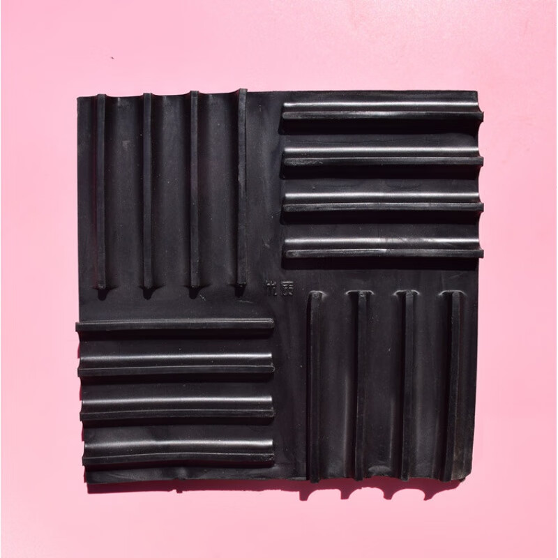 减震橡胶块橡胶垫水泵脚垫防震缓冲胶块硅胶块 普通橡胶垫160*160*15