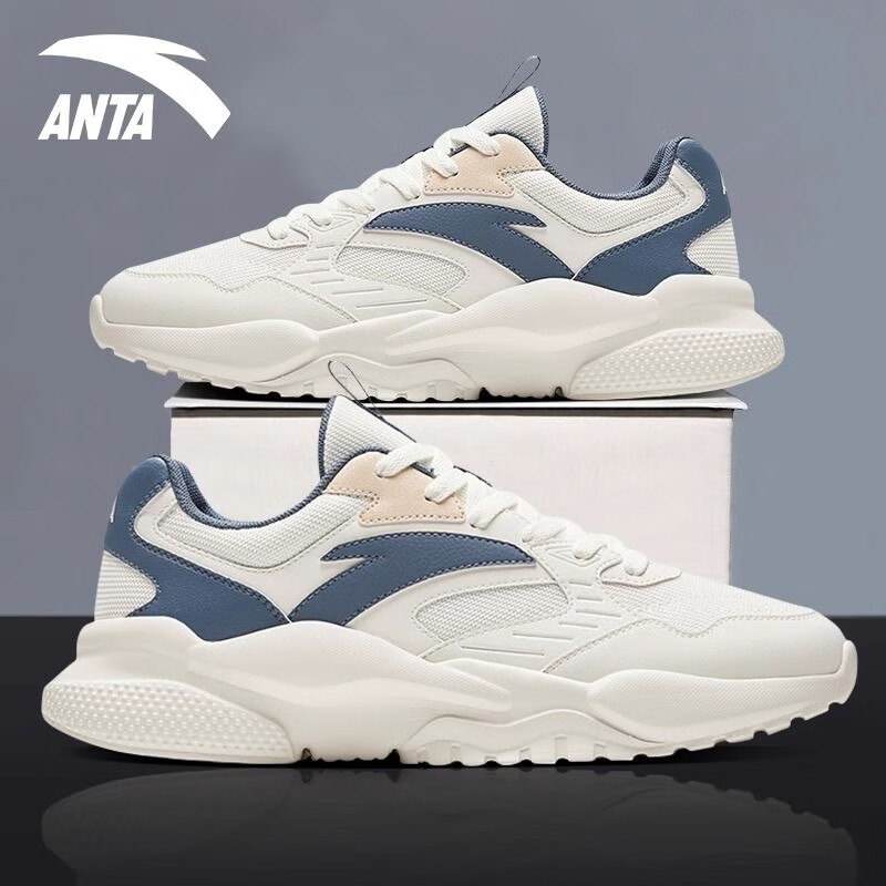 ��̤��ANTA��������Ь�˶�Ь�����ļ��������泱����Ь����Ь��������ϵ�Ь ������/����ɫ/���̻� 41 109Ԫ