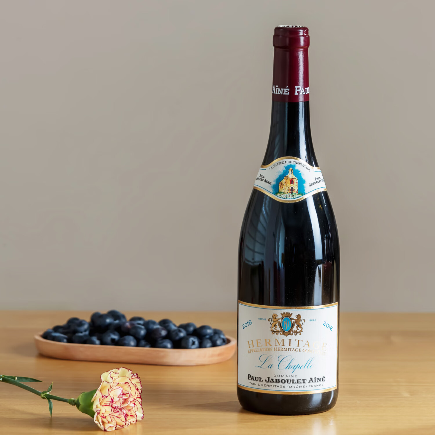 the hunting lodge法国罗纳河谷嘉伯乐埃米塔日小教堂红葡萄酒2016年