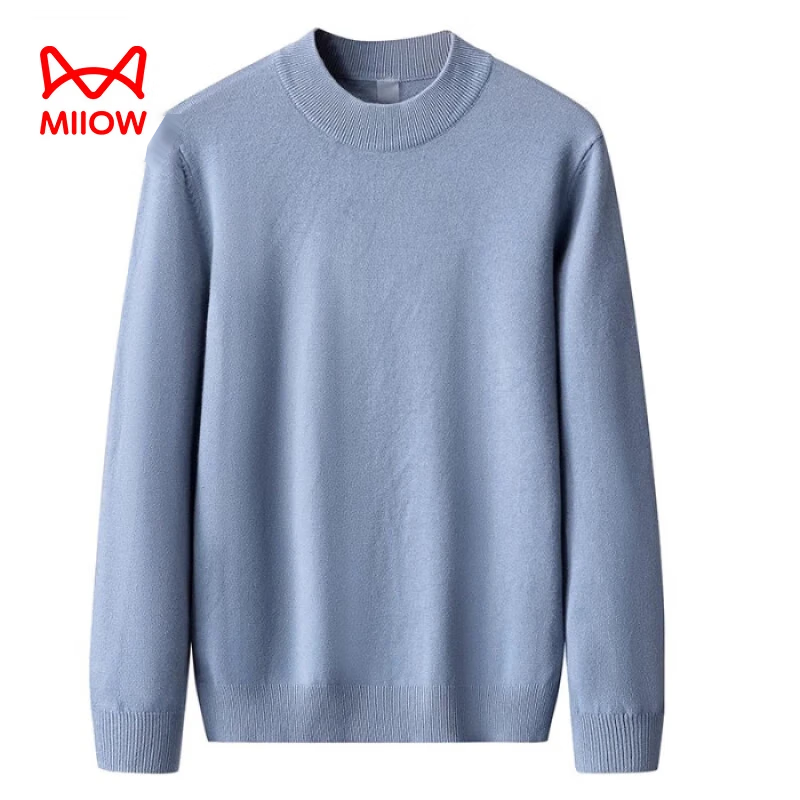 ���ڲ�����è�ˣ�MiiOW��Բ��ë������ʿ��ë��2024�ﶬ���¿���ɴ�ɫ�ڴ�����֯�� ����ɫ XL