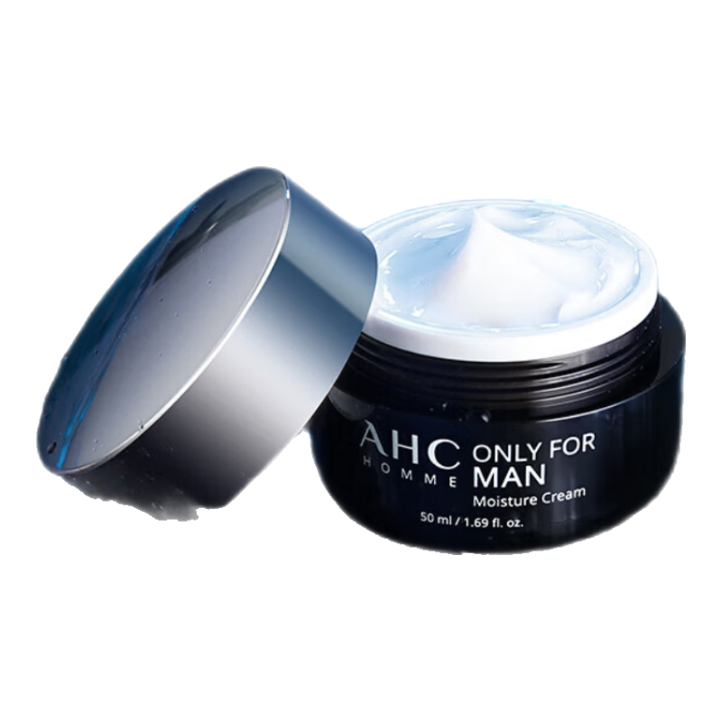 AHC 男士面霜秋冬季護(hù)膚霜補(bǔ)水保濕霜護(hù)膚乳液滋潤(rùn)不油膩面部潤(rùn)膚霜護(hù)膚品潤(rùn)膚乳護(hù)膚霜男 ahc男士面霜50ml