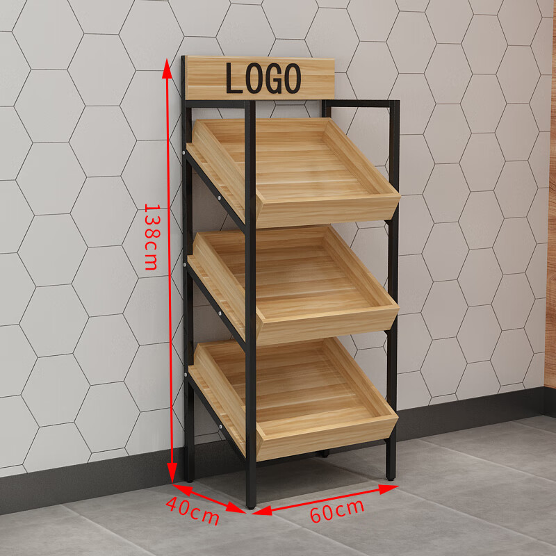 麦凯瑞 水果架货架多层展示架红酒架蛋糕架生鲜超市果蔬架展示架落地