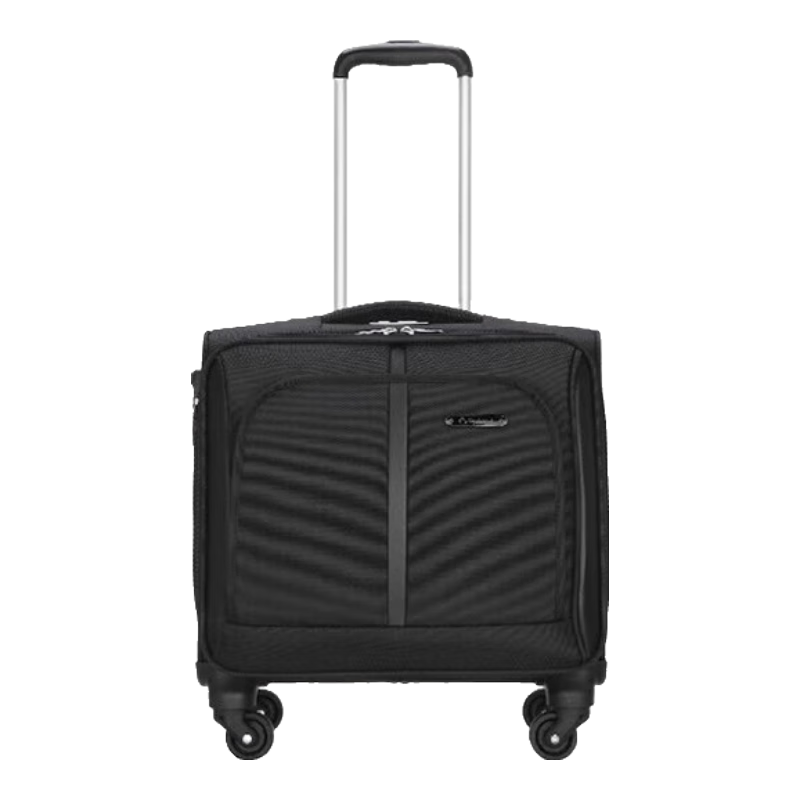 Diplomat外交官行李箱經(jīng)典男士商務(wù)軟箱可登機(jī)拉桿箱DEF-1551G系列 黑色 16英寸 -適用短途【可登機(jī)】