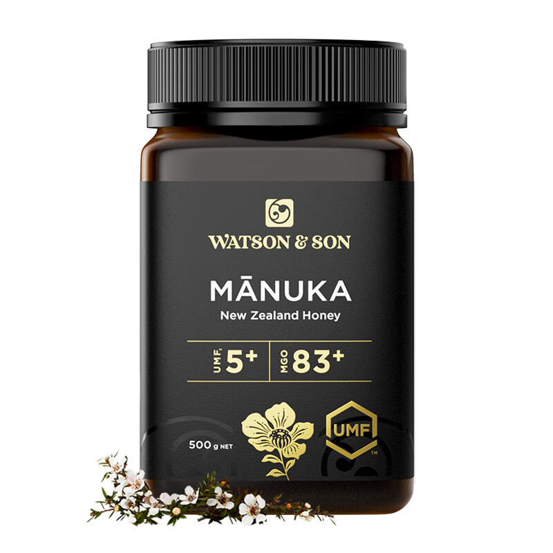 沃森父子麦卢卡蜂蜜umf5 500g新西兰原装进口manuka honey正品