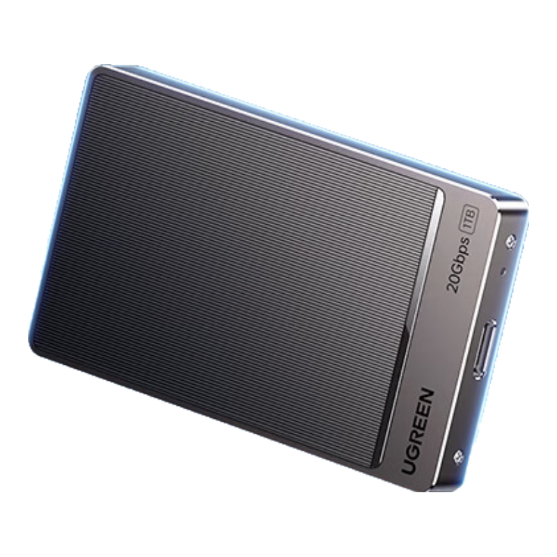綠聯(lián)1TB移動固態(tài)硬盤（PSSD） Type-C/USB3.2高速2000MB/s TLC顆粒 支持蘋果Macmini電腦手機外接硬盤