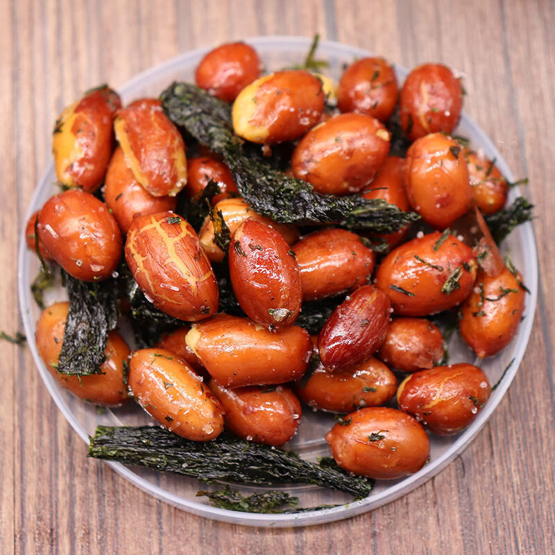 虎钢馋宁波海苔花生米罐装苔条花生下饭菜即食花生罐头下酒菜豆瓣 1罐