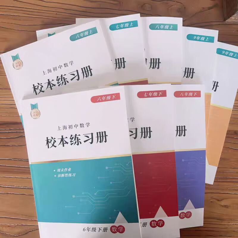 上海沪教华育初中数学校本练习册6789年级上下册周练诊断练习专题 六