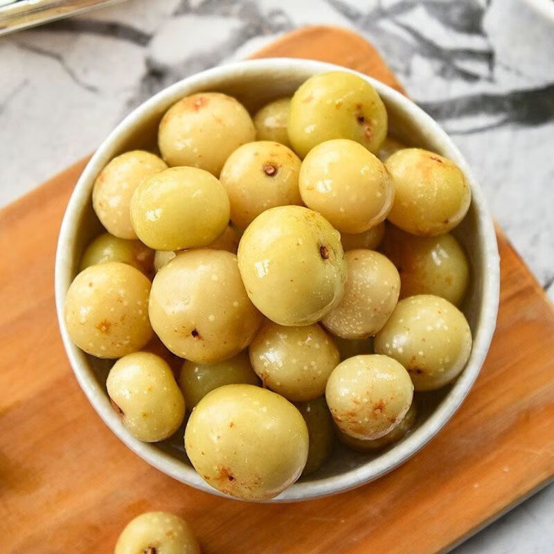 盘中玉闽南腌制油甘果子余甘果腌制福建新鲜即食油甘果化痰开胃孕妇 1