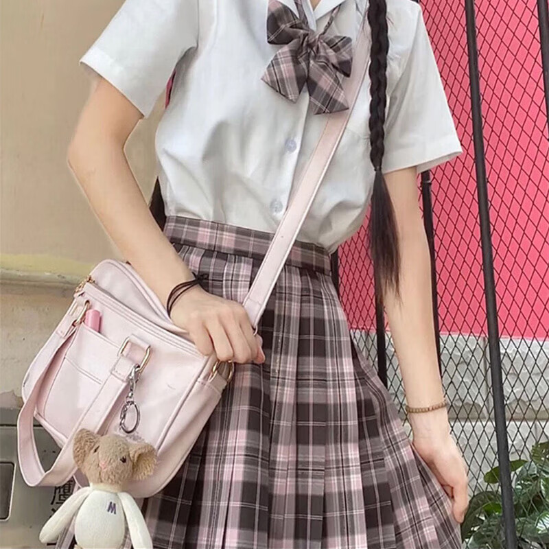 歌珀尼jk制服套装女学院风夏季jk制服山吹套装裙子女夏季格裙百褶裙