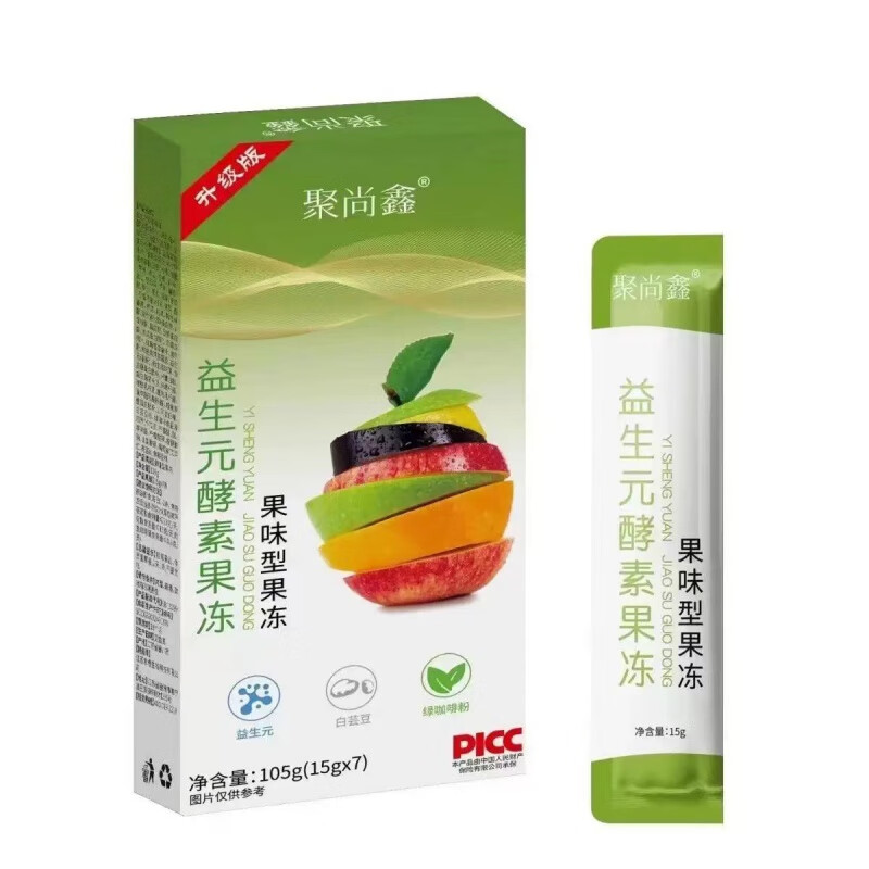 益生元孝素果冻即食果蔬果冻润通肠便酵素果 1盒